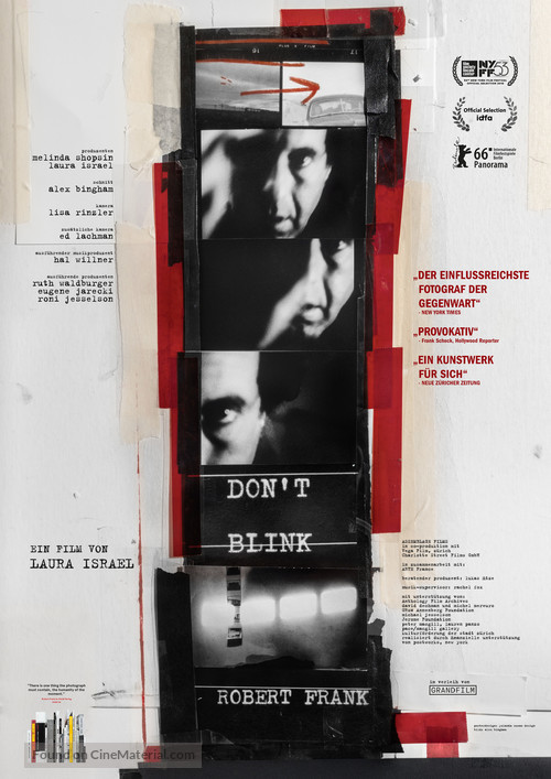 Don&#039;t Blink - Robert Frank - German Movie Poster