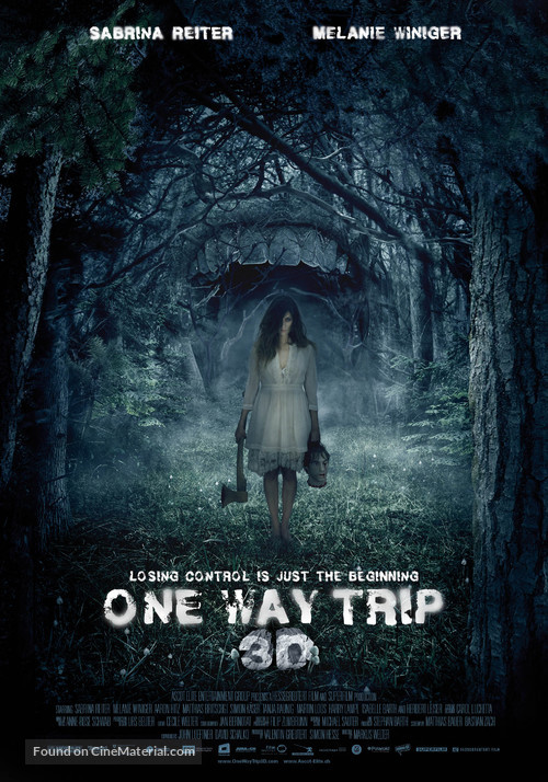 One Way Trip 3D - Swiss Movie Poster