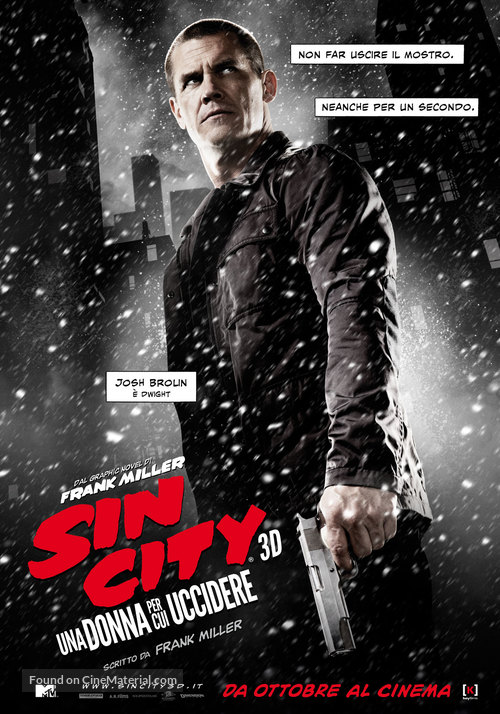 Sin City: A Dame to Kill For - Italian Movie Poster