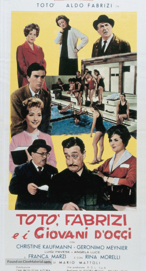 Tot&ograve;, Fabrizi e i giovani d&#039;oggi - Italian Movie Poster