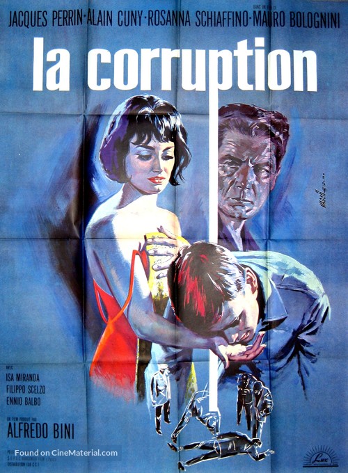 La corruzione - French Movie Poster