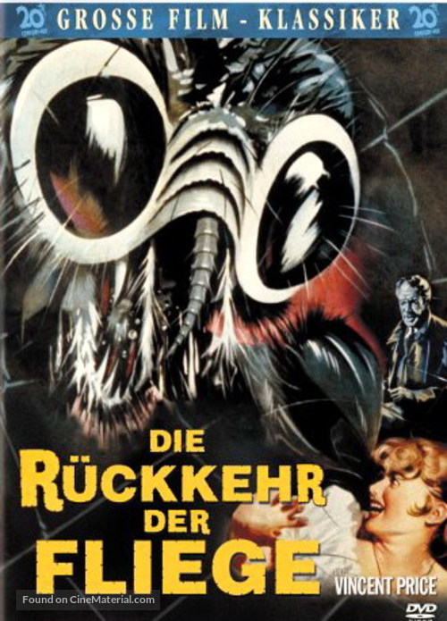 Return of the Fly - German DVD movie cover