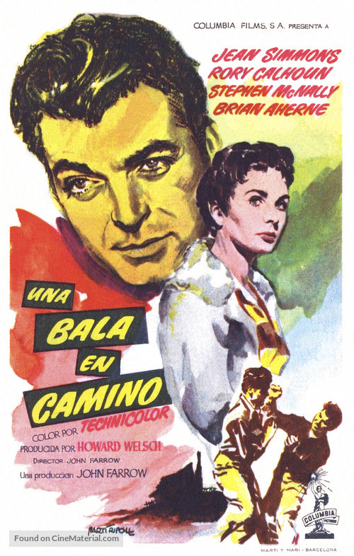 A Bullet Is Waiting - Spanish Movie Poster