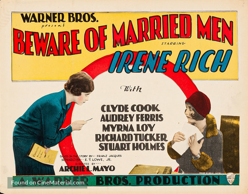 Beware of Married Men - Movie Poster