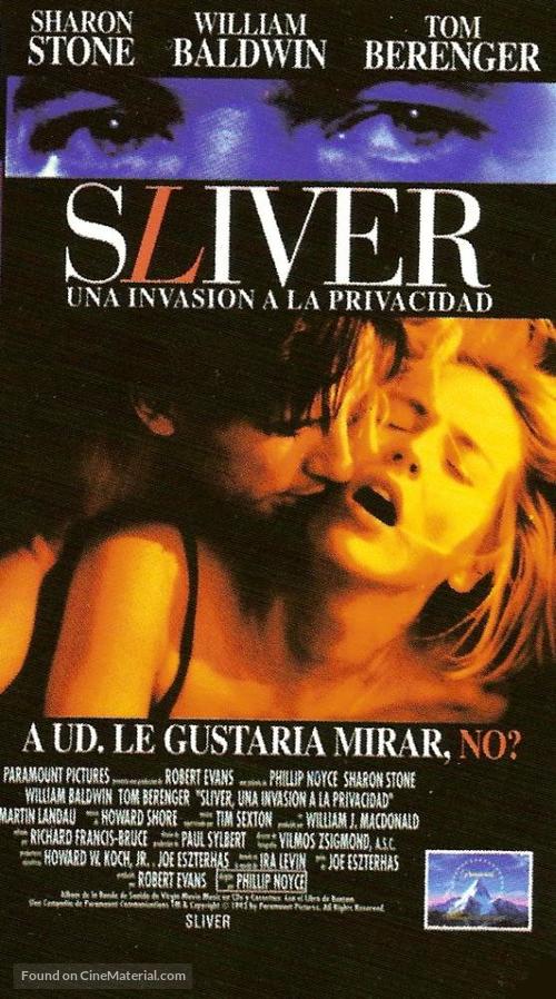 Sliver - Argentinian Movie Cover