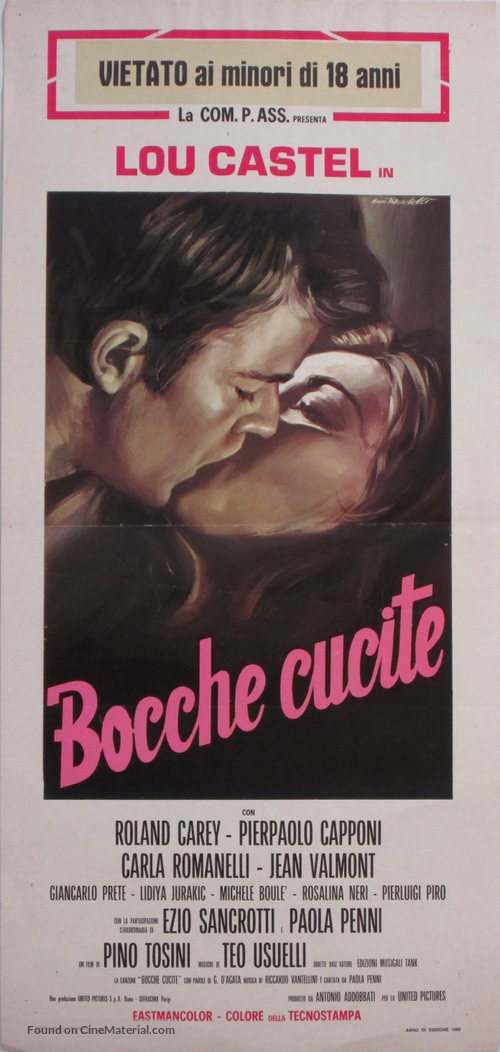 Bocche cucite - Italian Movie Poster