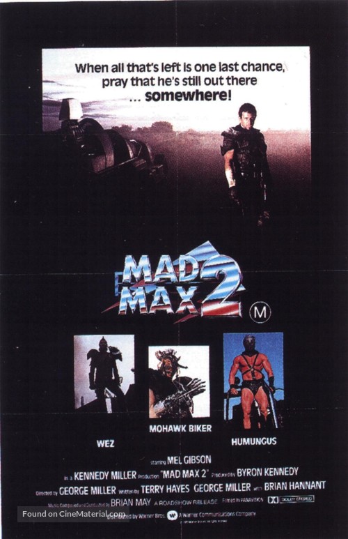 Mad Max 2 - Australian Movie Poster