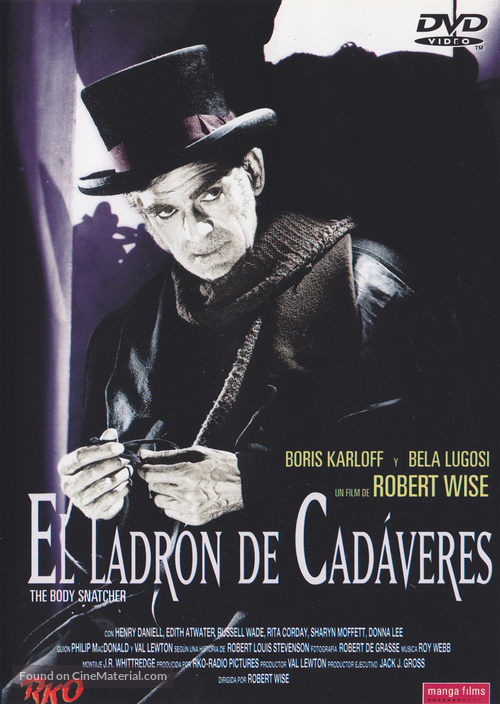 The Body Snatcher - Spanish DVD movie cover