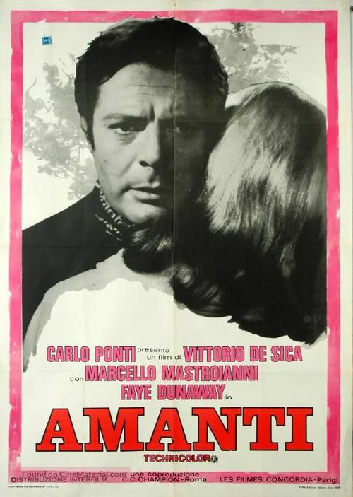Amanti - Italian Movie Poster