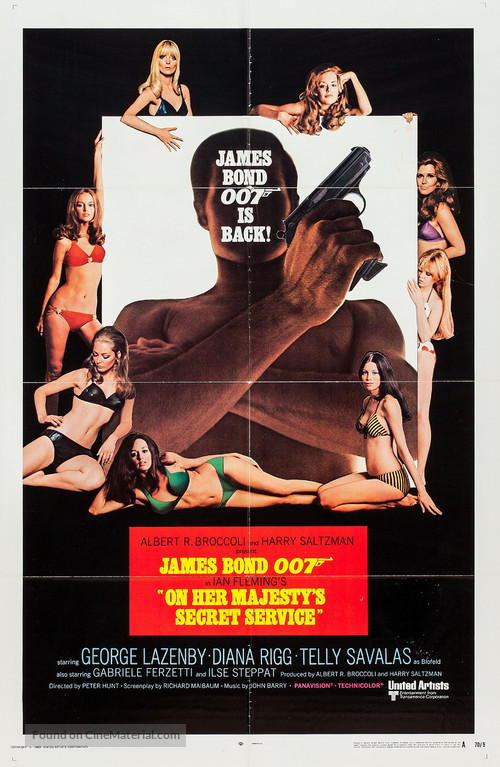 On Her Majesty&#039;s Secret Service - Movie Poster