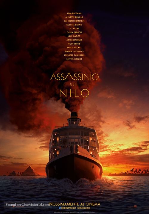Death on the Nile - Italian Movie Poster