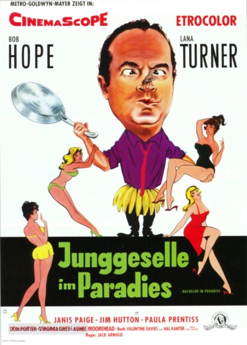 Bachelor in Paradise - German Movie Poster