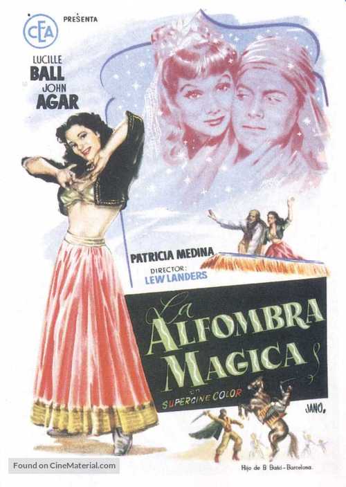 The Magic Carpet - Spanish Movie Poster