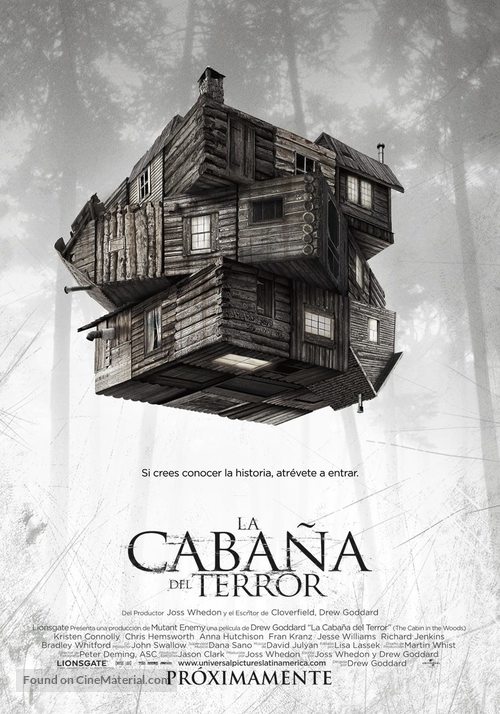 The Cabin in the Woods - Argentinian Movie Poster
