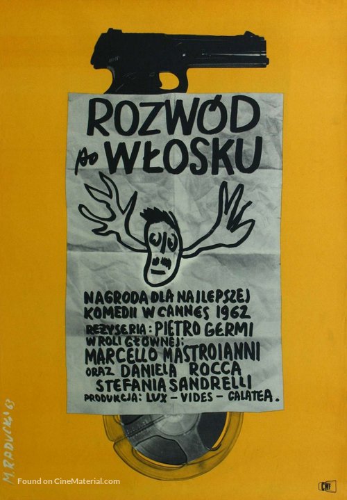 Divorzio all&#039;italiana - Polish Movie Poster