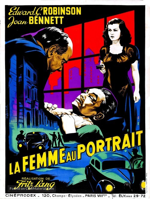 The Woman in the Window - French Movie Poster