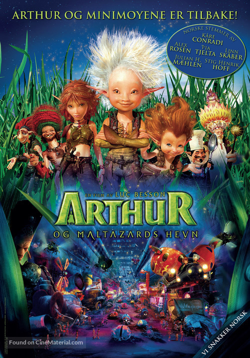 Arthur et la vengeance de Maltazard - Norwegian Movie Poster