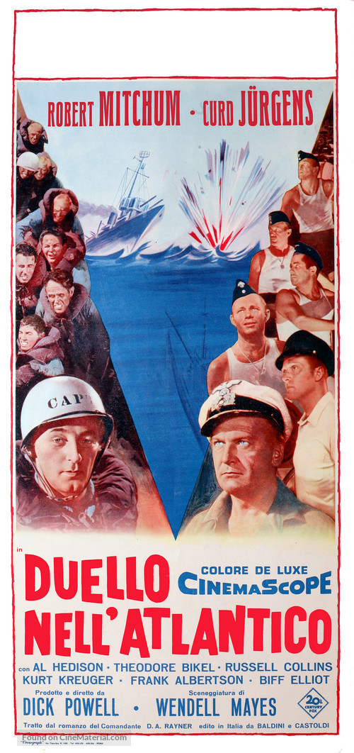 The Enemy Below - Italian Movie Poster