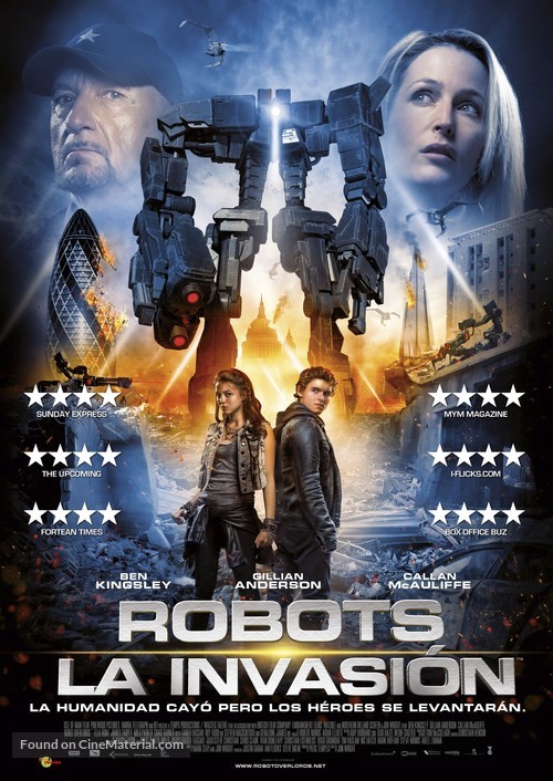 Robot Overlords - Spanish Movie Poster