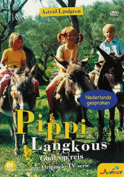 &quot;Pippi L&aring;ngstrump&quot; - Dutch DVD movie cover