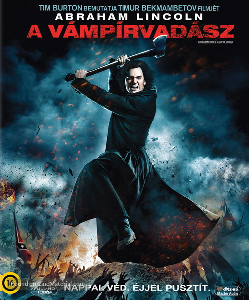 Abraham Lincoln: Vampire Hunter - Hungarian Blu-Ray movie cover