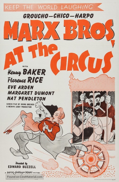 At the Circus - Re-release movie poster