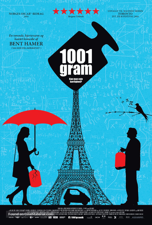 1001 Gram - Danish Movie Poster