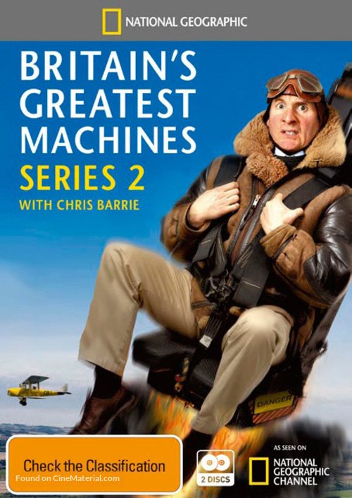 &quot;Britain&#039;s Greatest Machines with Chris Barrie&quot; - Australian DVD movie cover