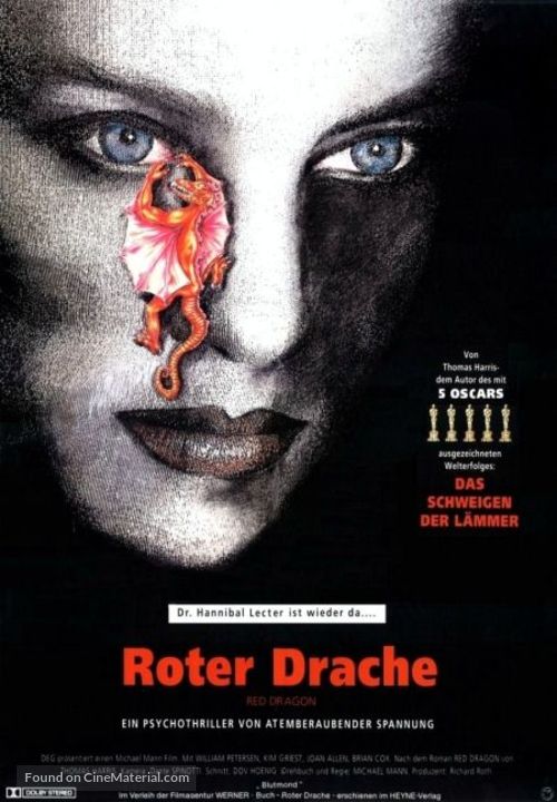 Manhunter - German Movie Poster