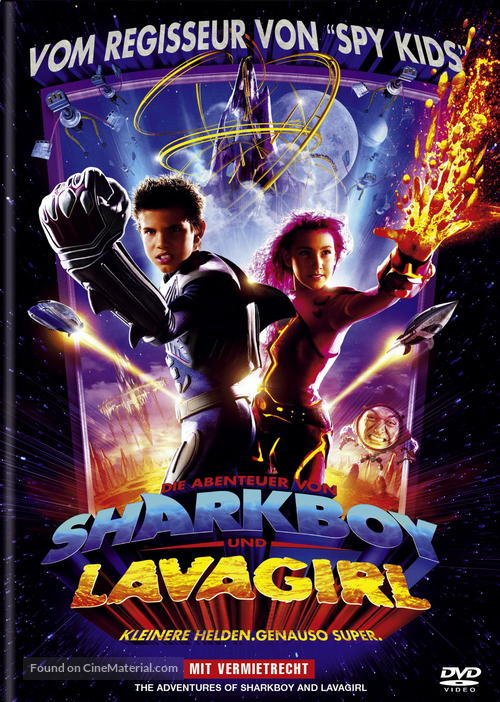 The Adventures of Sharkboy and Lavagirl 3-D - German DVD movie cover