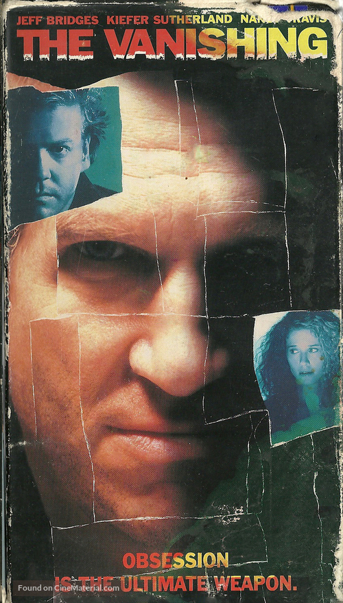 The Vanishing - VHS movie cover