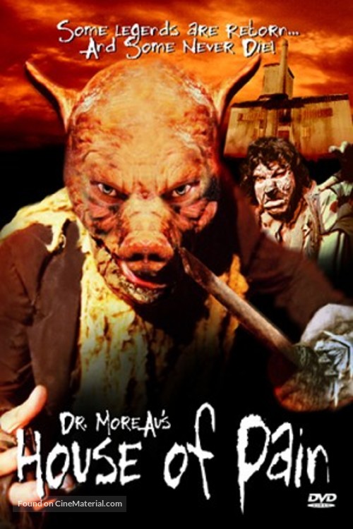 Dr. Moreau&#039;s House of Pain - British Movie Poster