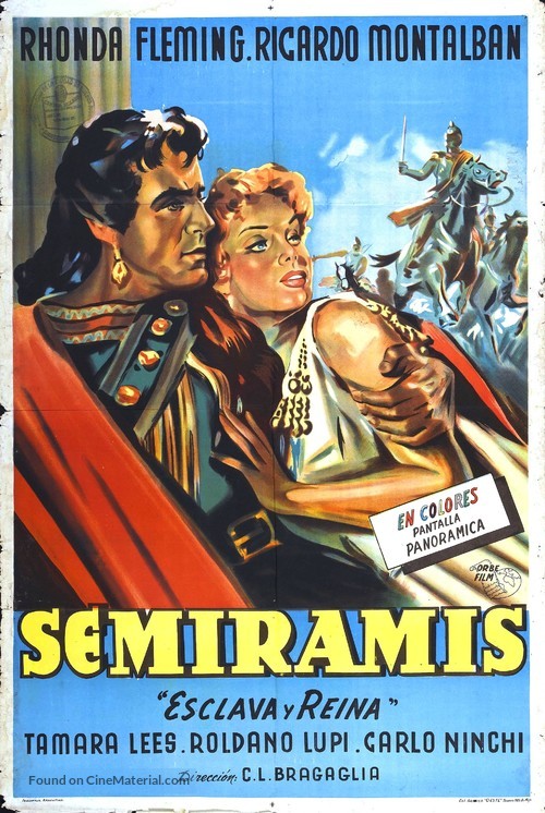 Cortigiana di Babilonia - Argentinian Movie Poster
