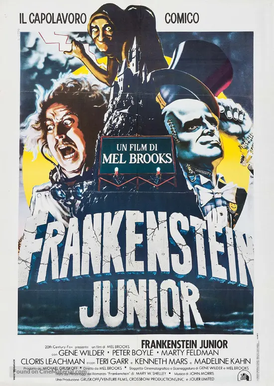 Young Frankenstein - Italian Movie Poster