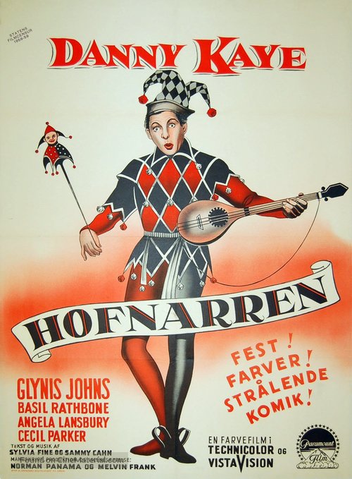 The Court Jester - Danish Movie Poster