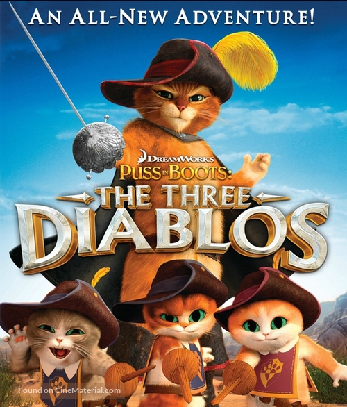 Puss in Boots: The Three Diablos - Blu-Ray movie cover