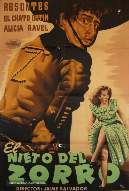 El nieto del Zorro - Mexican Movie Poster