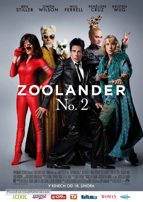 Zoolander 2 - Czech Movie Poster