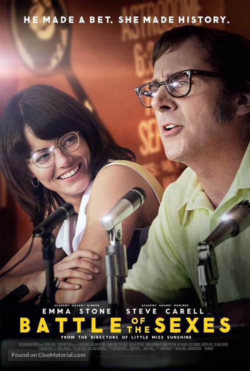 Battle of the Sexes - Movie Poster