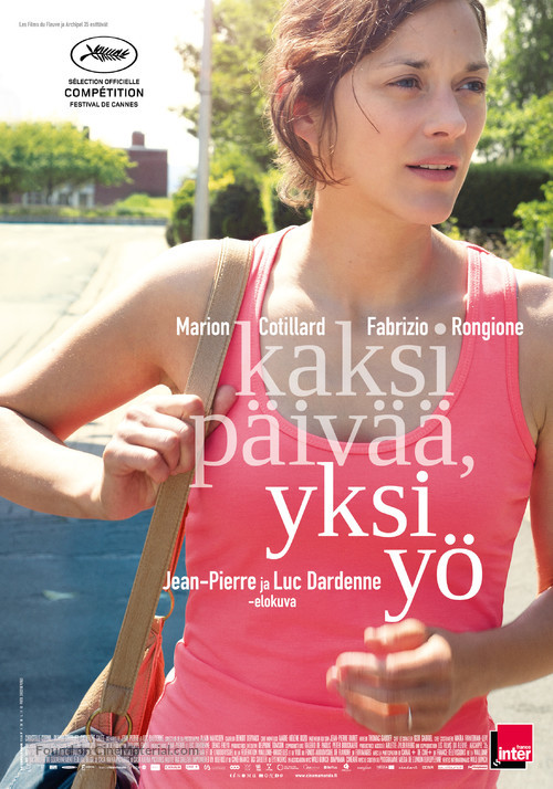 Deux jours, une nuit - Finnish Movie Poster