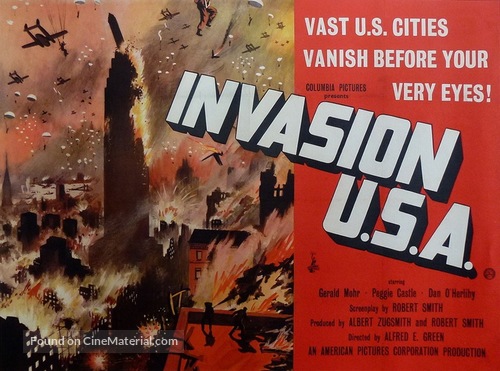 Invasion USA - British Movie Poster