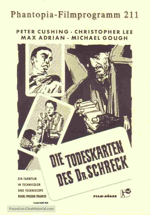 Dr. Terror&#039;s House of Horrors - German poster