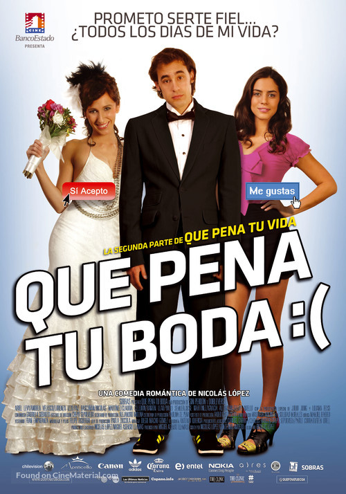 Que pena tu boda - Chilean Movie Poster