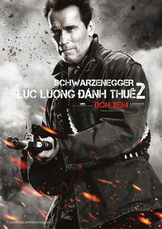 The Expendables 2 - Vietnamese Movie Poster