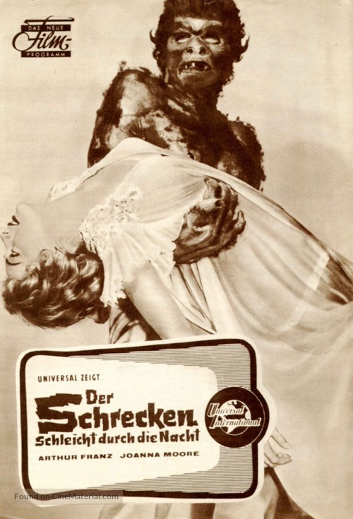 Monster on the Campus - German poster