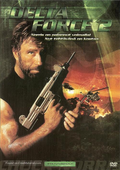Delta Force 2 - Finnish Movie Cover