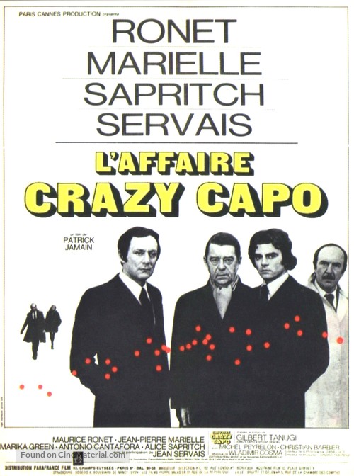 L&#039;affaire Crazy Capo - French Movie Poster