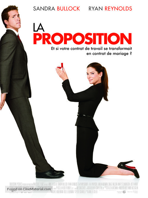 The Proposal - French Movie Poster