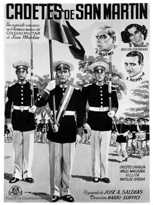 Cadetes de San Mart&iacute;n - Spanish Movie Poster