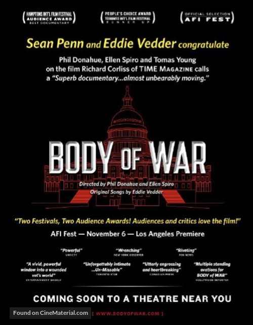 Body of War - Movie Poster